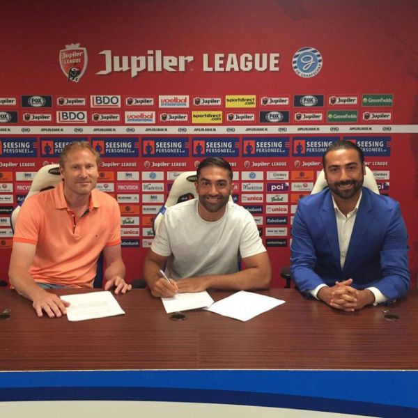 دروازهبان ایرانی در لیگ یک هلند عکس