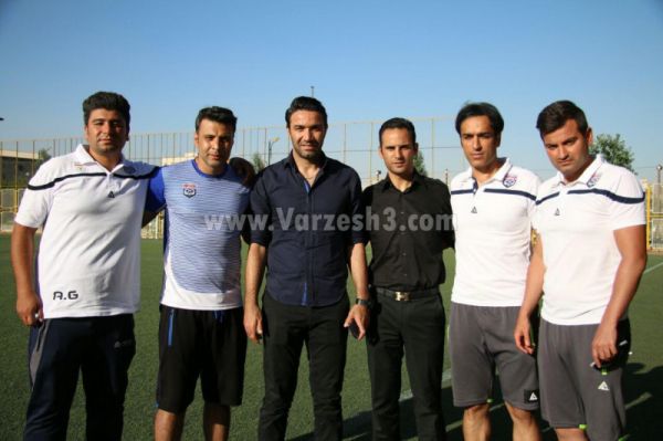  جواد نکونام در تیم مربیگری آرش برهانی  عکس