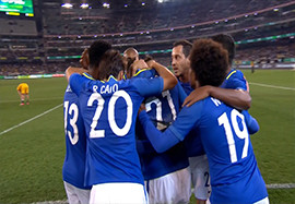  پیروزی پرگل برزیل در زمین استرالیا