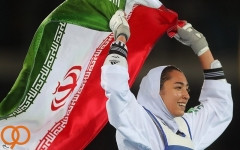 کیمیا علیزاده پرچمدار مسابقات تکواندوی قهرمانی جهان شد