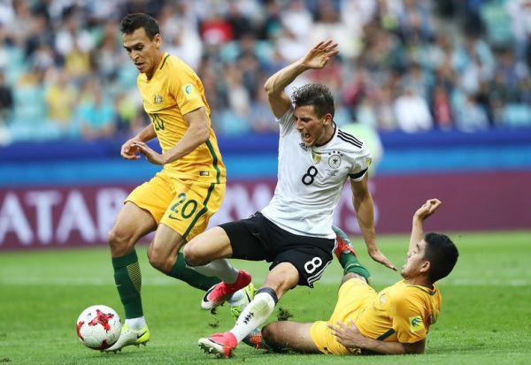  پیروزی دشوار آلمان برابر استرالیا در گام اول