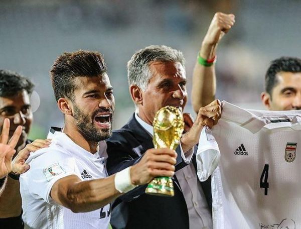 تبریک کارلوس کیروش به رامین رضائیان