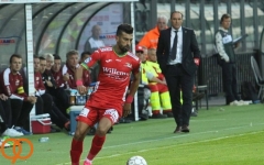 عکس اولین بازی رضاییان در ژوپیلر لیگ بلژیک