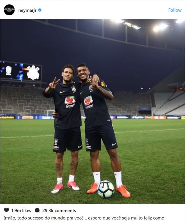  تبریک اینستاگرامی نیمار به خرید جدید بارسا عکس