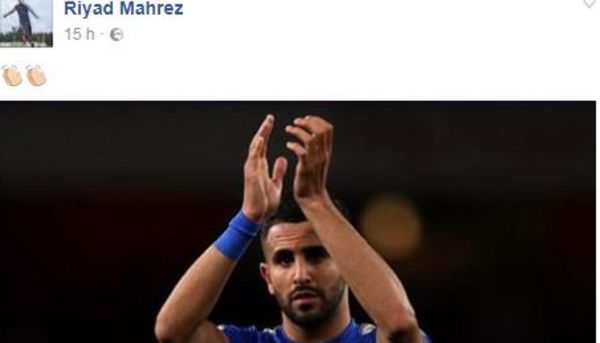  ریاض محرز از لستر خداحافظی کرد   عکس