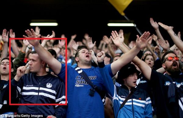 حرکت عجیب هوادار هوفنهایم در آنفیلد عکس