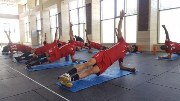  اولین تمرین تیم ملی در بازگشت به ایران