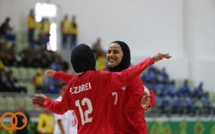  پیروزی پرگل تیم فوتسال بانوان ایران مقابل فلسطین