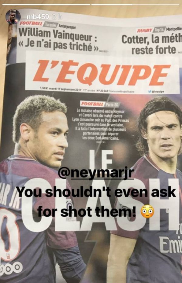  واکنش جالب بالوتلی به دعوای نیمار و کاوانی عکس