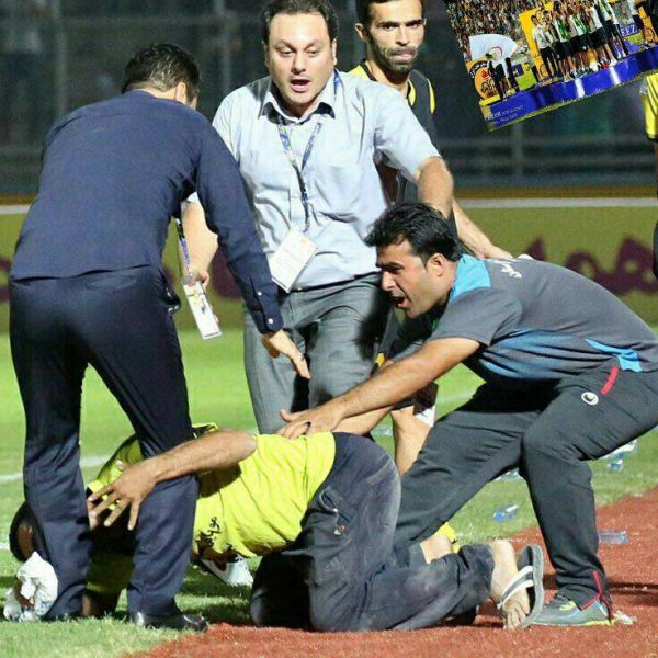  هواداری که سرمربی پارس جنوبی نجاتش داد