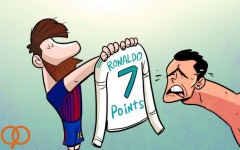  طرح نوشت؛ مسی، رونالدو و هفت