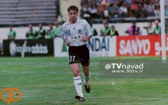  نوستالژی  رضا شاهرودی با پیراهن دالیان چین در ورزشگاه آزادی