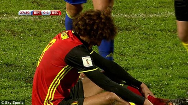  خبر بد برای مورینیو  فلینی مصدوم شد