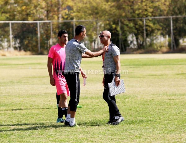  مرزبان و عنایتی در اولین تمرین مشکی‌پوشان