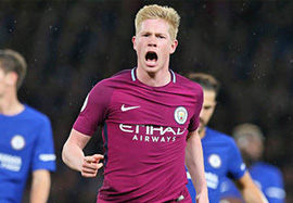  دی بروین  یونایتد و سیتی مدعی قهرمانی هستند