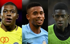  سه نامزد نهایی جایزه پسر طلایی 2017 مشخص شدند؛ امباپه در کنار دمبله و ژسوس