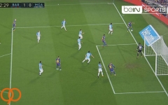  اشتباه فاحش داوری در صحنه گل اول بارسلونا به مالاگا