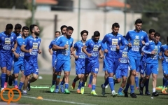  گزارش تمرین استقلال  بازیکنان استقلال در کیش وزنه زدند