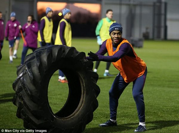 تمرین متفاوت سیتی پیش از دیدار با ساوتهمپتون عکس