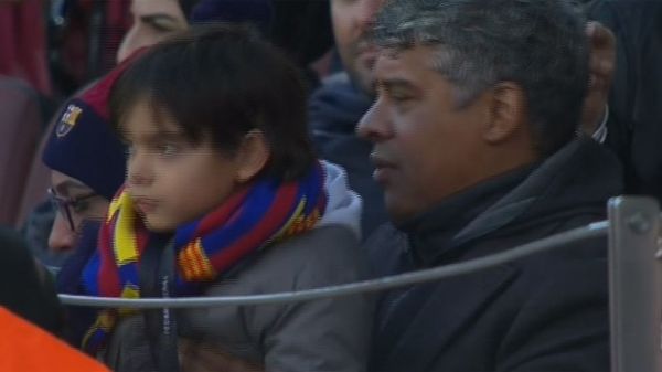 میهمانان سرشناس دیدار بارسلونا-سلتا عکس