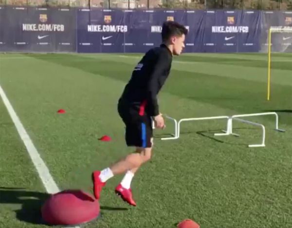  آغاز تمرینات ستاره گرانقیمت بارسلونا  عکس