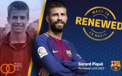  رسمی؛ قرارداد جرارد پیکه با بارسلونا تا سال ۲۰۲۲ تمدید شد