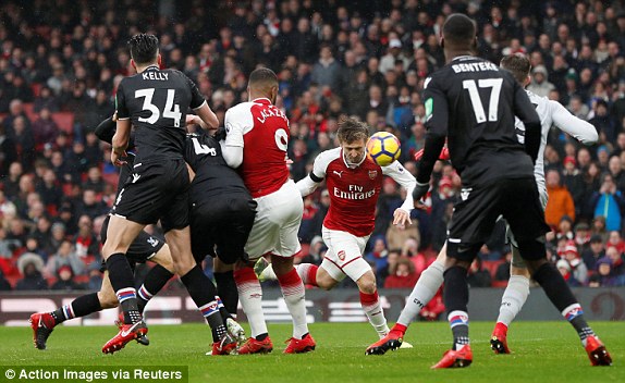 آرسنال 4-1 کریستال پالاس آتش بازی توپچی ها