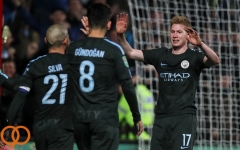  بریستول سیتی ۲ - ۳ منچسترسیتی؛ شاگردان گواردیولا یک پای فینال جام اتحادیه