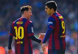 تصویر تبریک لیونل مسی به آقای گازگیر