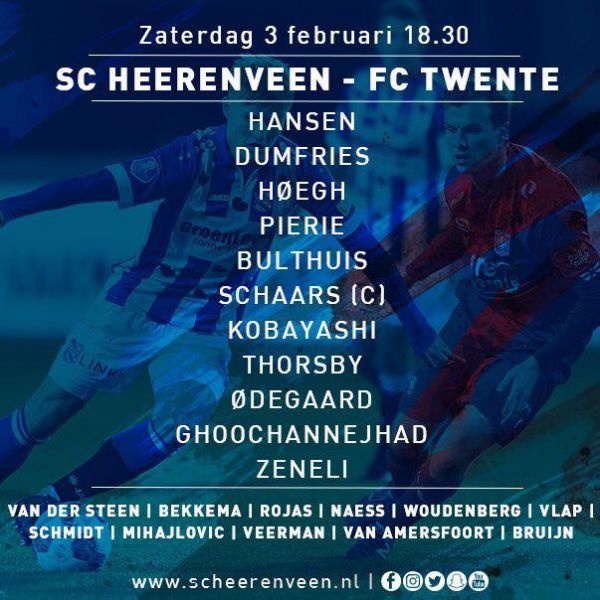 قوچاننژاد در ترکیب هیرنفین برابر توئنته