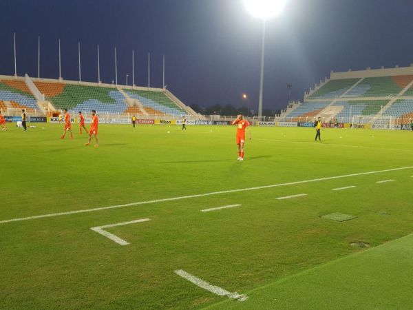 برگزاری تمرین تراکتور در ورزشگاه السیب مسقط عکس