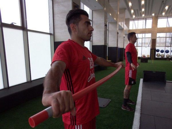 حامد لک و عبداللهزاده در اردوی تیم ملی