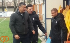 مربیان تیم ملی در تمرین سایپا عکس