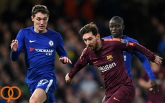  کونته  کریستنسن در مقابل بارسلونا فوق العاده بود