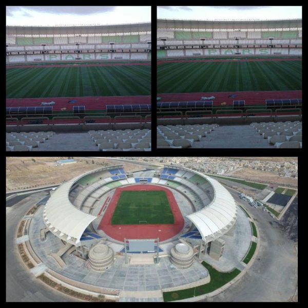 شیراز در انتظار میزبانی ورزشگاه زیبا عکس