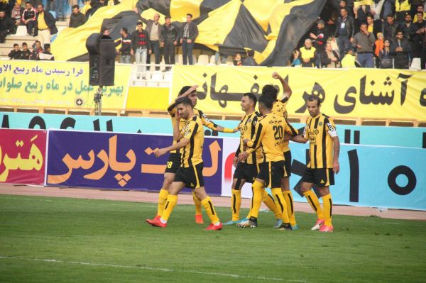 سیاهجامگان 0-سپاهان 5؛ غرش یک غول زرد