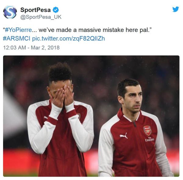  تمسخر آرسنال توسط یکی از اسپانسرها  عکس