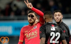 هفته بیست و ششم لیگ هلند؛ ۳ امتیاز خارج از خانه آلکمار با گل جهانبخش