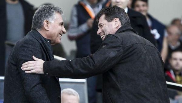 استقبال سرمربی یونان از کیروش عکس