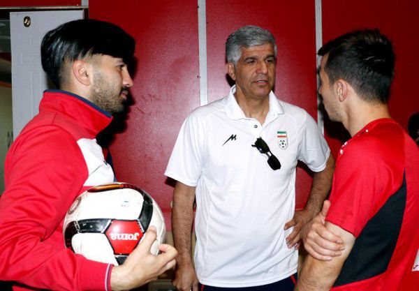 دیدار گرم احمدزاده و مسلمان با سرمربی انزلیچی عکس