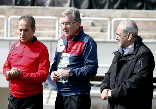  حضور گرشاسبی در تمرین پرسپولیس