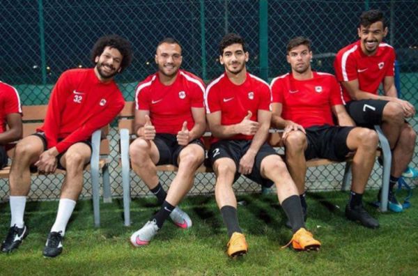  مهاجم فرانسوی در تمرینات الریان عکس