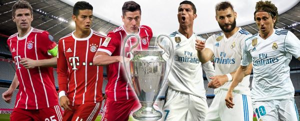  ترکیب اصلی رئال مادرید و بایرن مونیخ اعلام شد