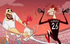  طرح نوشت؛ اولریش جام را به بنزما هدیه داد