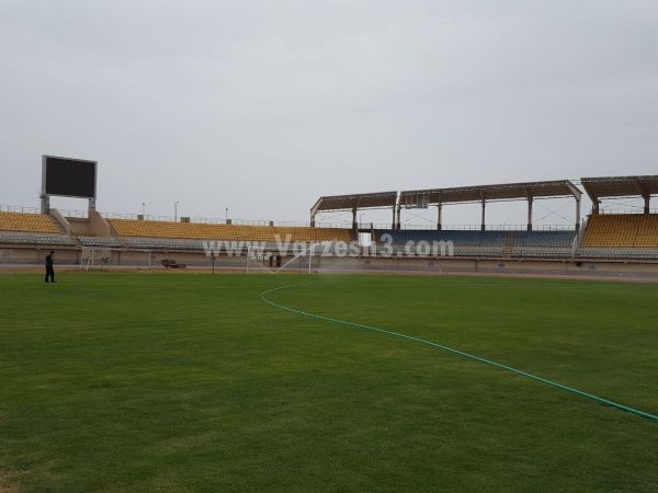 استادیوم اروندان در حال آماده سازی عکس