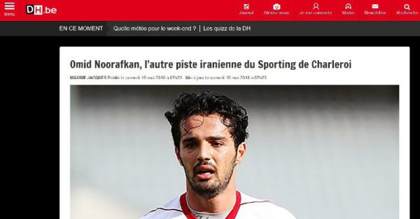  نورافکن دومین خرید احتمالی شالروا از لیگ ایران