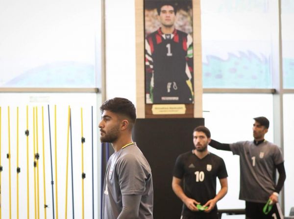  اولین بازی ملی امیر عابدزاده  عکس