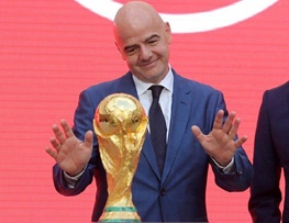 واکنش اینفانتینو به میزبانی ایران از جام جهانی قطر ۴۸ تیمی شدن این جام بستگی به قطریها دارد