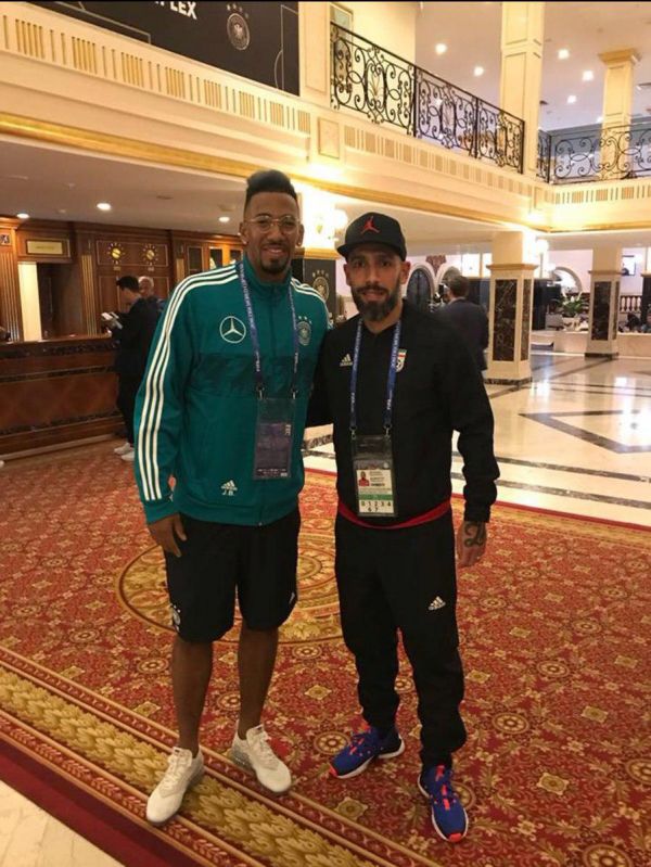 آرزوی موفقیت اشکان دژاگه برای آلمان عکس