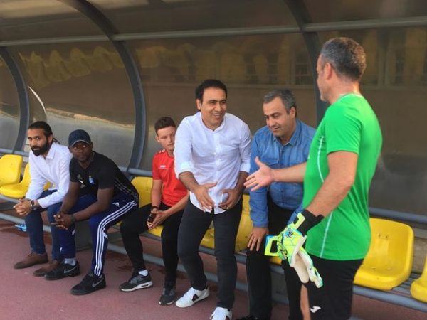 مهدی مهدویکیا در تمرین پرسپولیس حاضر شد